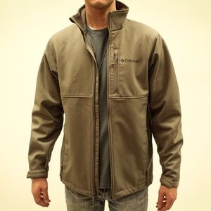Grey Columbia Zip-up Fleece Jacket